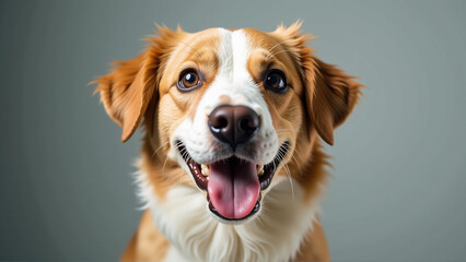 A humorous image of an animal, such as a dog or a cat, with a funny expression or in an unexpected situation.