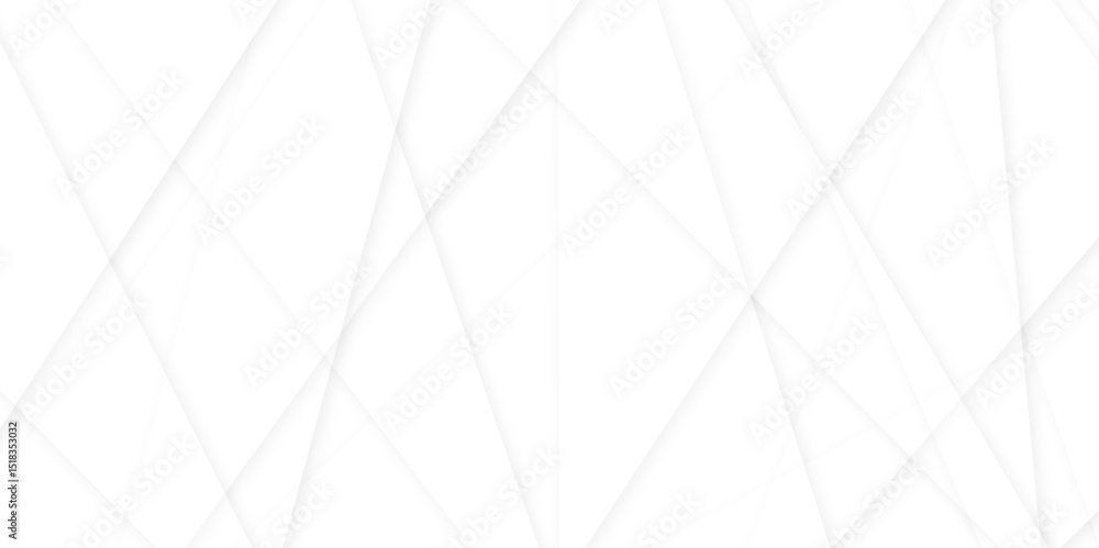 Poster abstract modern white and gray geometric lines vector background. squares in bright light with soft 