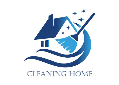 Clining Home Logo Vector Art, Icons, and Graphics