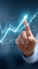 Hand Touching Growth Chart