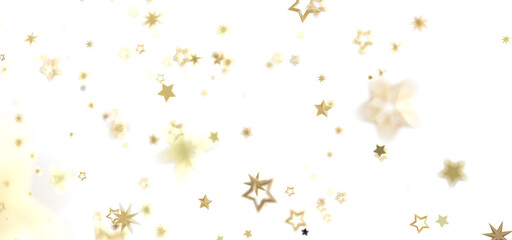 Elegant gold stars on white. Perfect for holidays, celebrations, and more!