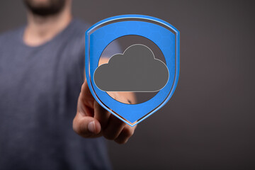 Ensuring secure cloud storage.  Protect your data with advanced encryption and robust security...