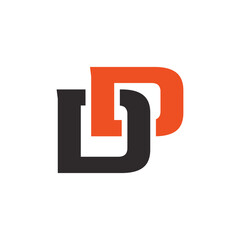 Abstract Initial Letter D Logo Design.