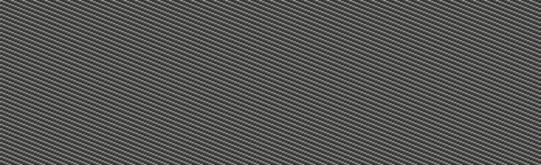Panoramic texture of black and gray carbon fiber - illustration