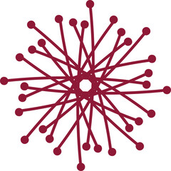 Detailed and symmetrical mandala artwork featuring intricate geometric patterns and ornamental elements. This decorative design is perfect for use in meditation visuals, coloring books, textile prints