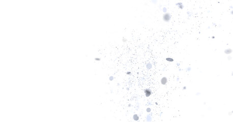 Floating dust, particles, light, bokeh, background, texture, abstract, white, grey, design element.