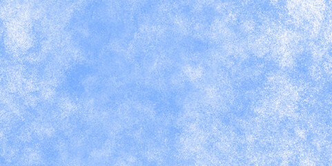 Panorama of blue sky and White cloud grunge background. Classic hand painted Blue watercolor background for design.Aquarelle hand painted paper textured canvas for vintage ,invitation card, template.	