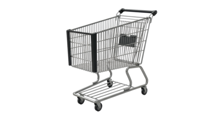 Isolated Shopping Cart