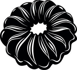 jelly scrunchie icon in y2k style Shallotte on white background
