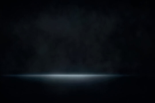 Dark Foggy Background with Faint Light Reflection