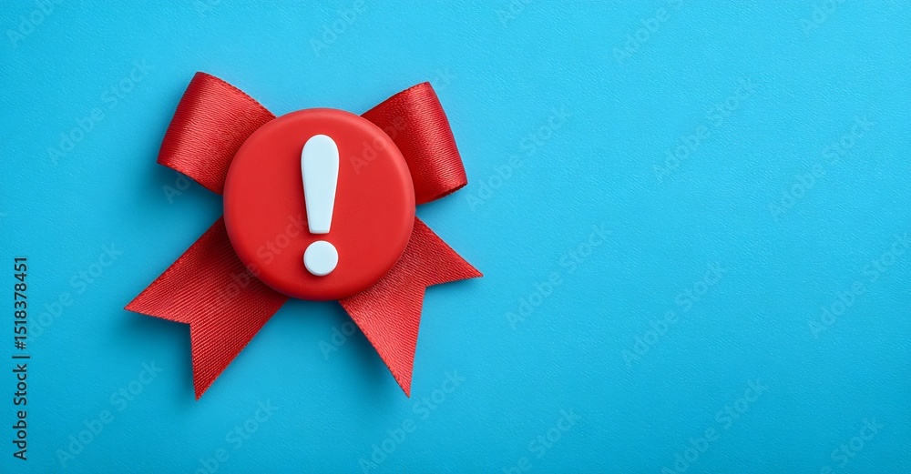 Poster a red notification reminder icon signifying a chat message that requires attention and serves as an 