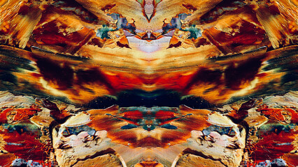 Abstract art background . Hand painting artwork on canvas .