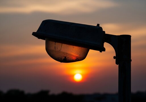 Sole al tramonto