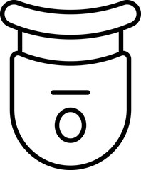 Aroma diffuser or wax warmer - Editable Stroke SVG, fully scalable.