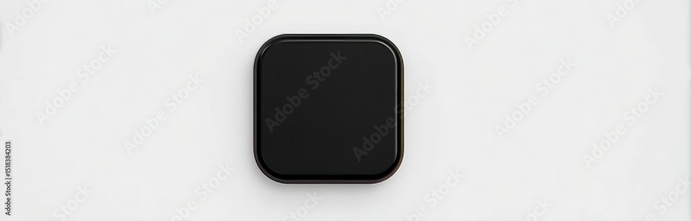 Poster modern presentation scene featuring a black stone product platform podium display stage with a 3d st