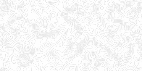 Fototapeta premium Minimal Lines Topographic contour lines grid map seamless pattern. Geographic mountain relief. Abstract lines background. Contour maps. illustration, Topo contour map design. 