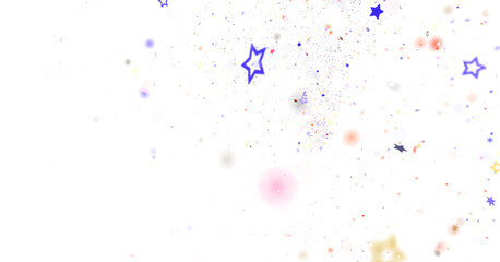 Abstract Colorful Confetti Explosion