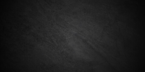 Black texture chalk board and black board background. stone concrete texture grunge backdrop background anthracite panorama. Panorama dark grey black slate background or texture.