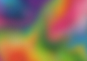 Bright grainy gradient abstract background, color blending effect