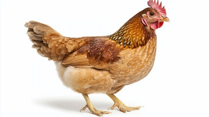 Fototapeta premium Brown Hen Profile