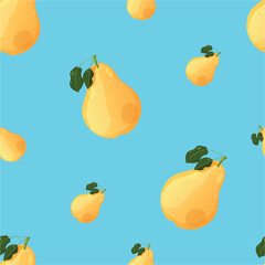   print, children's clothing design, illustration, picture for dishes, pears, 
clothing print, print for fabric, print for packaging, 