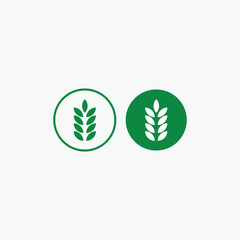 Green leaf, bio leaf, eco leaf, nature leaf, botany, spring, botany, organic, natural, eco, leaves fully editable vector logo template