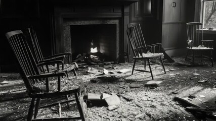 Cozy living room with a fireplace, perfect for a family gathering or romantic evening