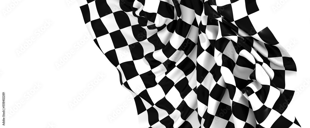 Poster black and white checkered abstract background. race background with space for text. racing flag