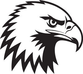 eagle head vector illustration