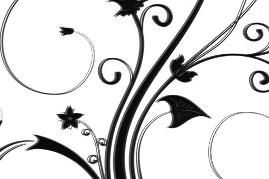 black and white floral background and trees background