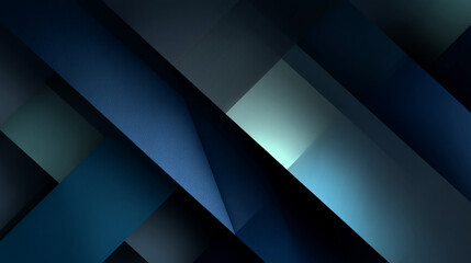 Abstract image of intersecting dark blue, teal, and gray geometric shapes creating a textured, layered effect, showcasing a modern and sophisticated design, ideal for a corporate background