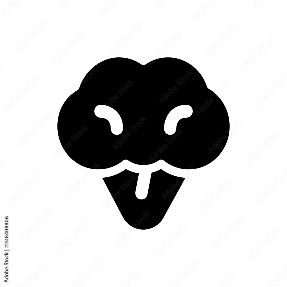 Poster a simple black circle with a filled wedge shape indicating a partial completion or progress indicato
