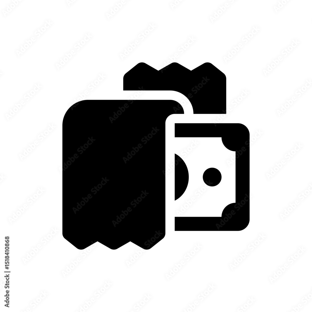 Poster illustration of a black key icon with a circular plus sign, representing add key functionality conce