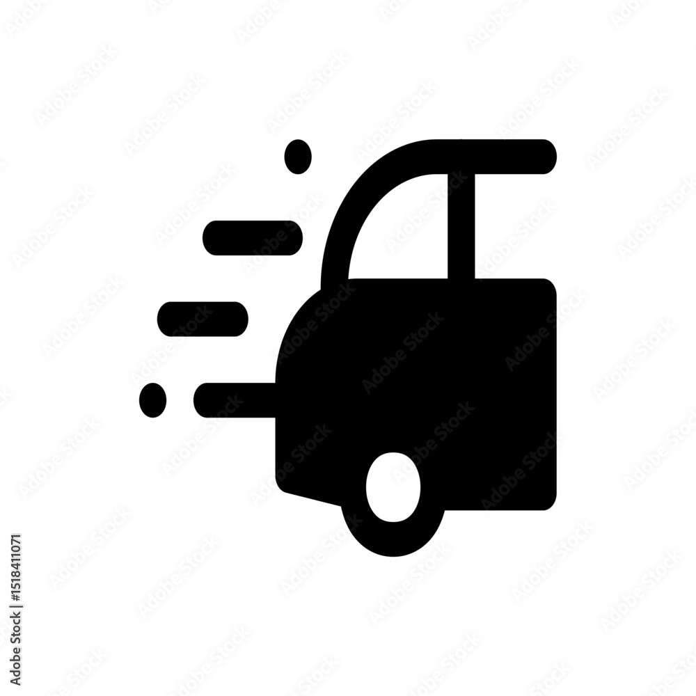 Poster black microphone icon with a plus symbol indicating adding audio on a white background vector image