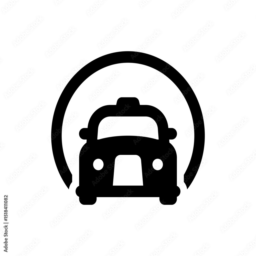 Aufkleber silhouette of a head in black with a white plus sign in a circle overlapping the head design element
