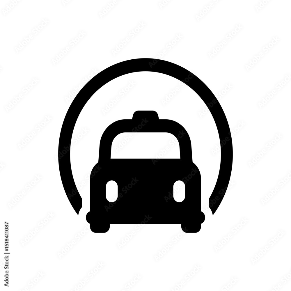 Poster black shopping cart icon with a white plus sign in the middle and two wheels at the bottom design el