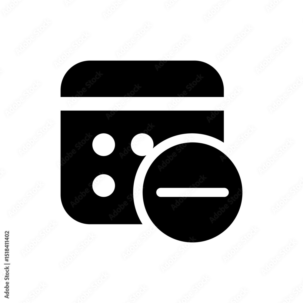 Poster black icon showing two person shapes with a plus sign in a circle indicating adding new members icon