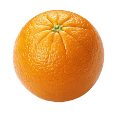 A fresh orange isolated on a white background