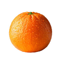 A fresh orange isolated on a white background