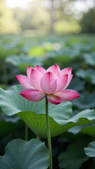 Obraz premium pink lotus flower