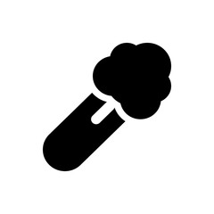 A bold black ampersand symbol with curved lines and a distinctive shape on a plain white background view