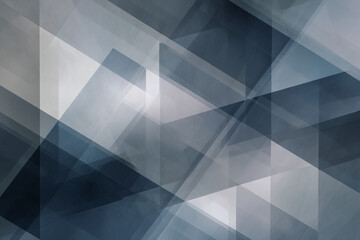Obraz premium Abstract background of overlapping gray and blue triangles, creating a geometric pattern ideal for modern design projects, showcasing a sleek and sophisticated aesthetic