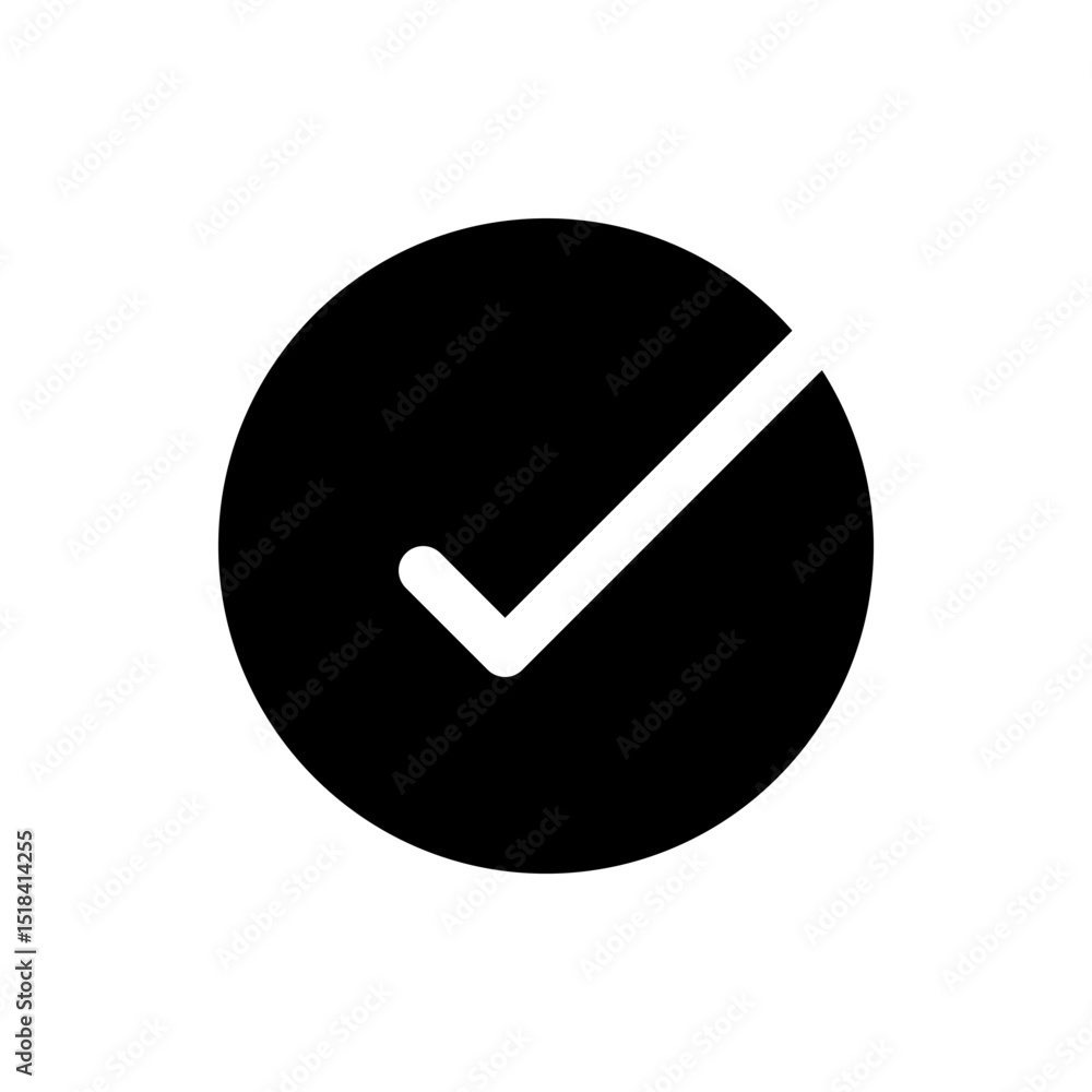 Poster three stacked layers icon with rounded corners representing organization and depth in a simple black