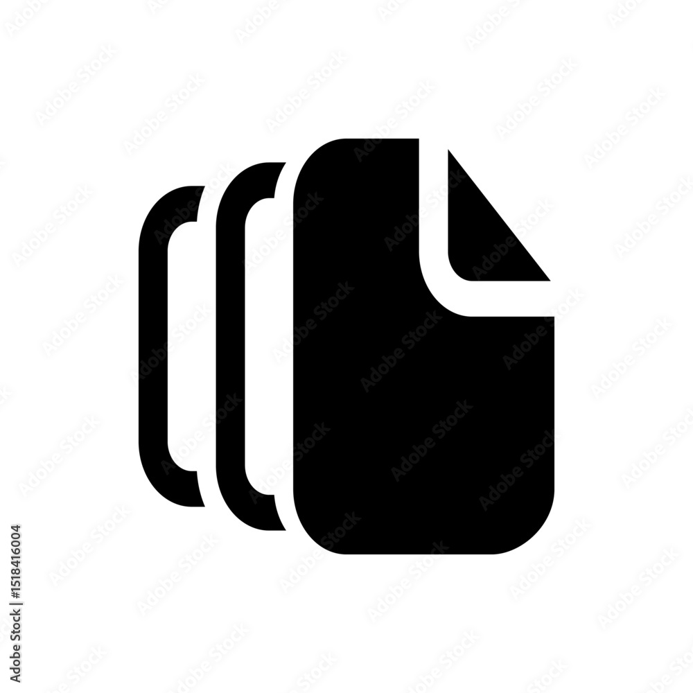 Poster black shopping bag icon with rounded corners and a white left arrow inside it pointing to the side