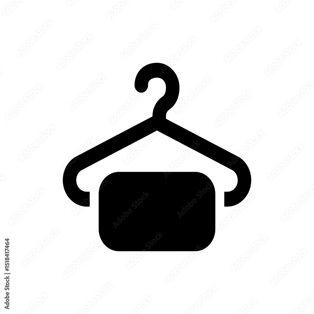 Aufkleber illustration of a white pear with a leaf on a black rounded rectangle background in a simple style
