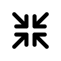 Arrow Pointing one Direction black color icons