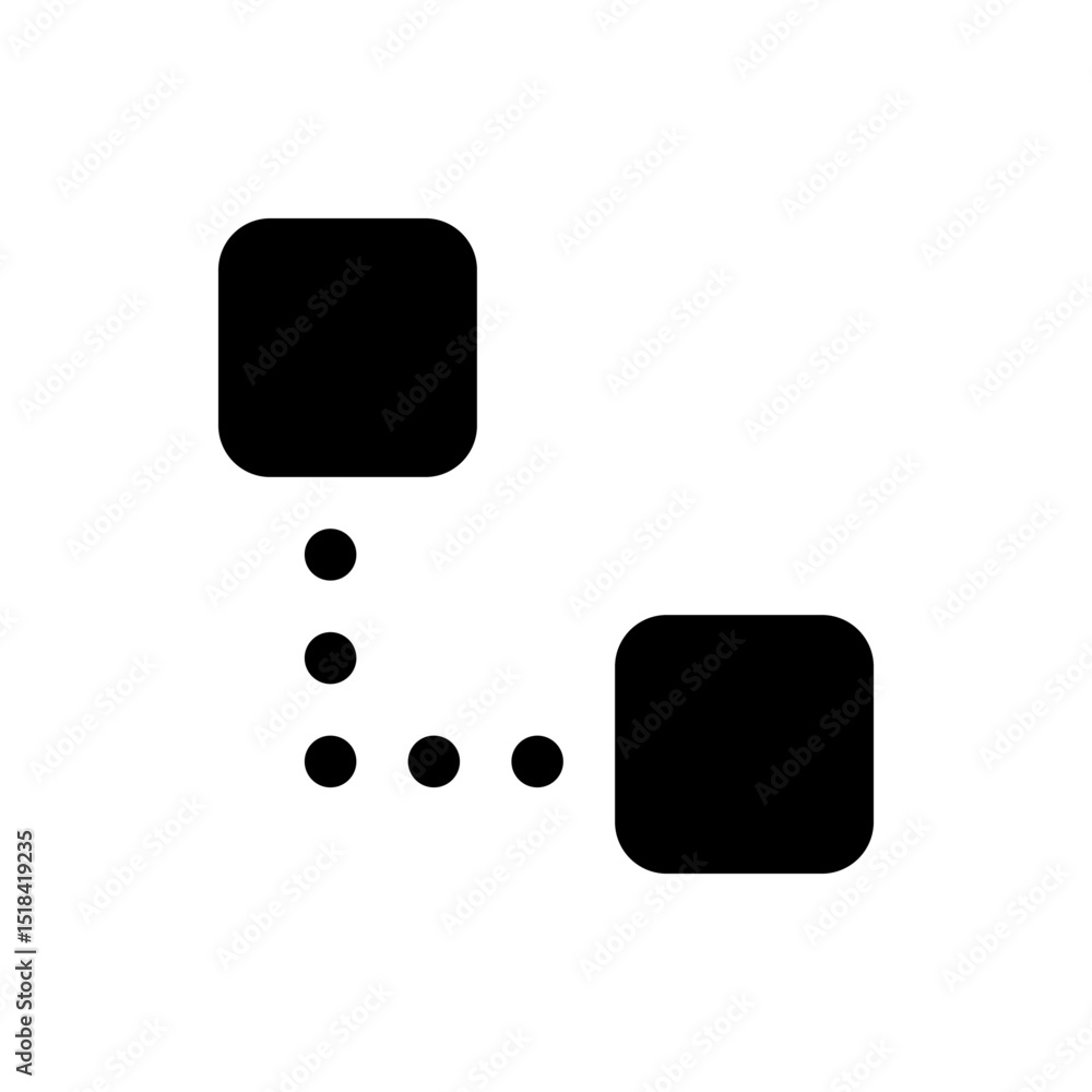 Poster a bold icon showing a ship on water with an arrow pointing down towards it in a minimalist design st