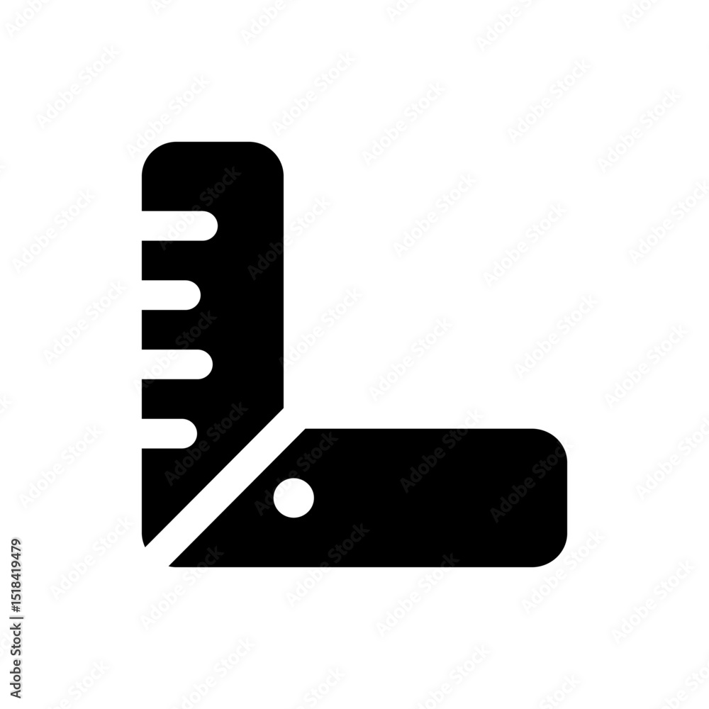 Poster black geometric design featuring a cross shape and a border of rounded and polygonal shapes, square 