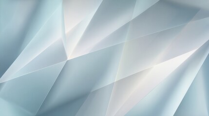 Fototapeta premium Light pastel soft pale dusty gray blue silver white abstract pattern background. Geometric shape. Line stripe angle facet triangle fold.