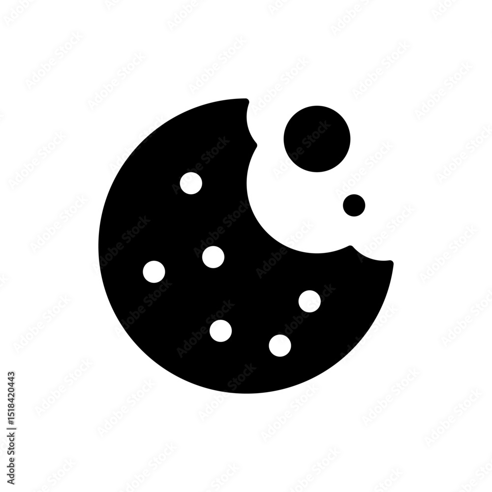 Poster a black circle containing a white exclamation mark indicating a warning or error message displayed c